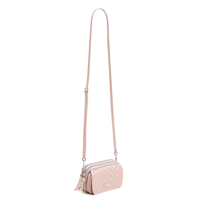 Vera Bradley Cotton All in One Crossbody Purse with RFID Protection