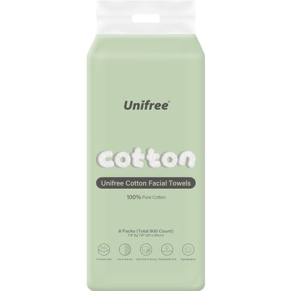 Unifree Facial Tissues I Dry Wipes I Makeup Remover