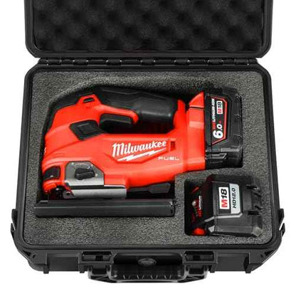 Hard Case for Milwaukee Jigsaw M18 Fuel - Hard Storage Case Replacement for Jig Saw, Tool Carrying Case for Milwaukee D-handle Jig Saw 2737-20 Batteries & Charger Combo Kit (Case Only)