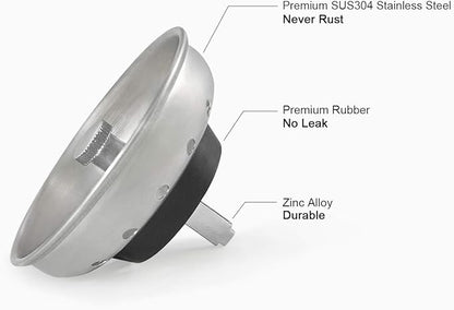 Kitchen Sink Basket Strainer Stopper, Replacement