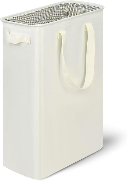 Slim Laundry Hamper, 48L Ultra Thin Collapsible Laundry Basket