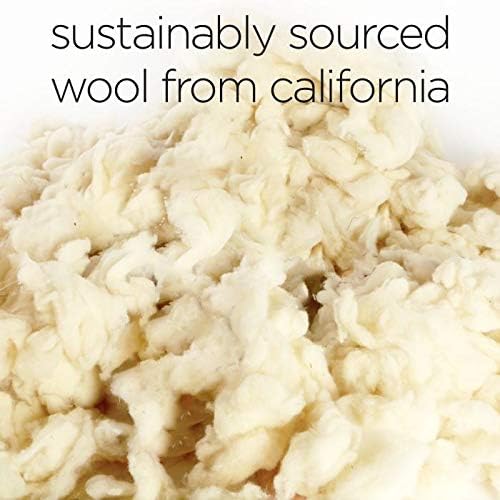 Molly Mutt Sheepy Wool Crate Mat - 100% Cotton Canvas Cover with Temperature-Regulating 100% Natural Wool-Filled Insert Dog Bed - Soft & Supportive Wool-Filled Bed - (36"x24"x2.5", Wild Horses)