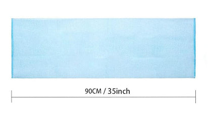 ARCH&M Exfoliating Washcloth for Shower, 35-Inch, 3 Pack | Japanese Beauty Washcloth, Back Scrubber for Daily Use, Textured Poly Nylon Body, Smoother-Looking Skin, Quick-Dry