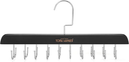 TOPIA HANGER Bra Hanger for Closet, Tank Top Hangers 20 Hooks Capacity Foldable
