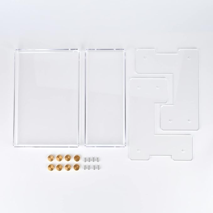 FFK Bathroom Organizer Countertop 2-Tier Storage：Bathroom Counter Organizer Acrylic Standing Holder Cosmetic Storage Perfume Shelf for Bathroom Bedroom Dressing Table1