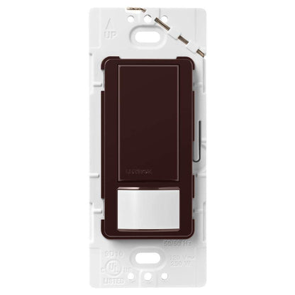 Lutron Maestro Motion Sensor Light Switch Indoor for Bathroom, Garage, Laundry Room, Any Bulbs, Occupancy Vacancy Sensor, Single-Pole, MS-OPS2-WH, White