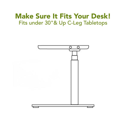 PERFECT POSTURE Max Under Desk Storage Drawer – Large Desk Drawer with Lock for Regular & Sit-Stand Standing Desks, Gray (26.7” x 13”)