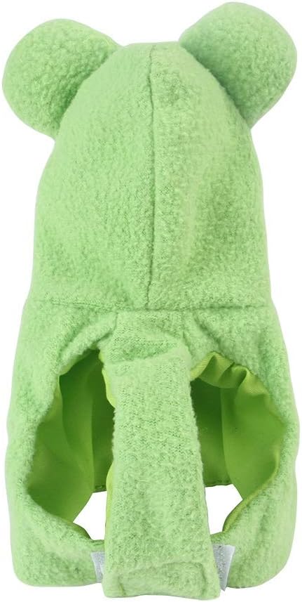 Sun Conure Bird Diaper Flight Suit Frog Shape Hoodie Cosplay Photo Prop for Parrots African Greys Parakeet Cockatiel Reusable Adjustable Apparel (Medium)