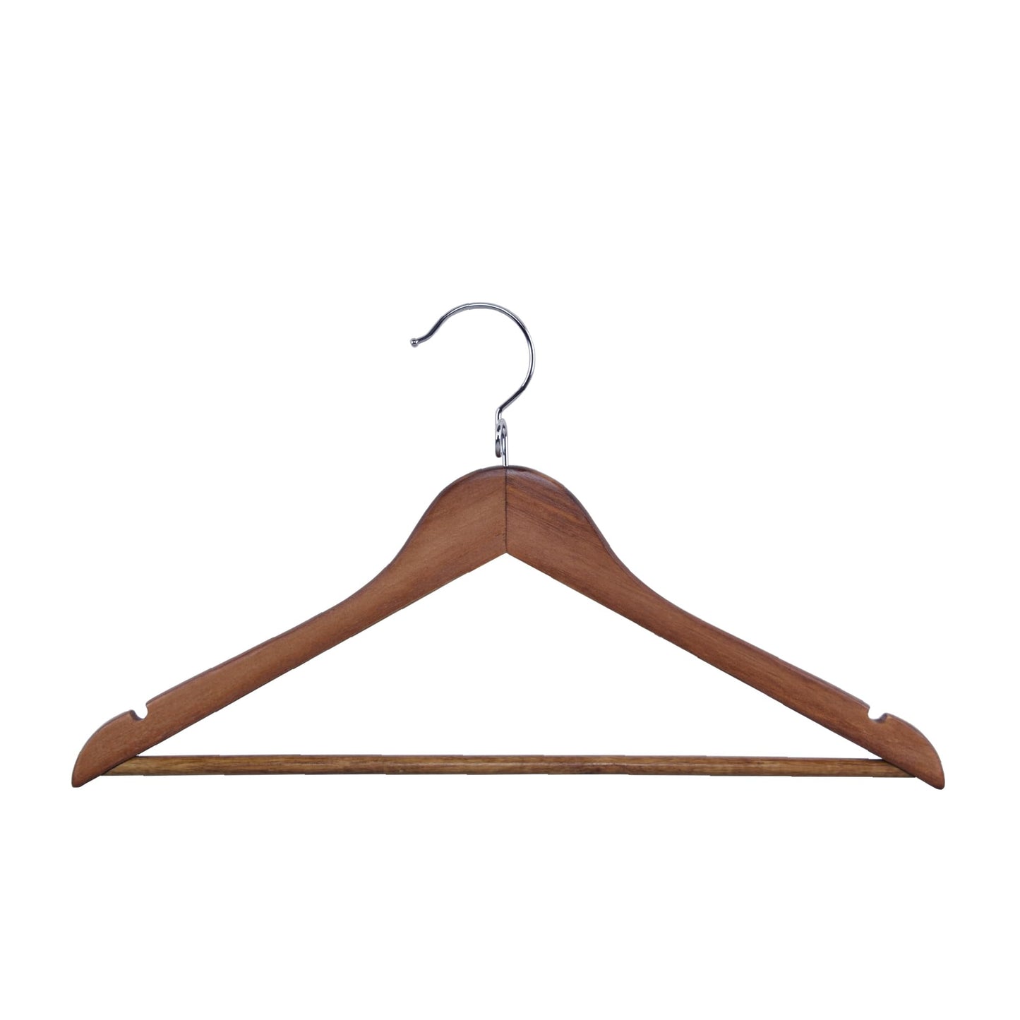 Proman Products - Kascade Hangers, Space Saving Hangers, Customize Your Closet Organization (Walnut, 50-Pack)