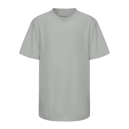 Opna Youth Boys Dri Fit Athletic T Shirts for Boys & Girls Sports Undershirt – Youth & Teen Sizes Silver-S