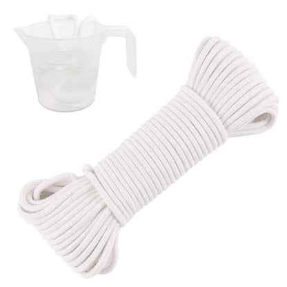 Self Watering Wick Cord, Sonku 80 Feet Nylon String Rope for Self-Watering Planter Pot DIY Automatic Watering Device System Potted Plant Sitter Auto Drip Irrigation Waterer