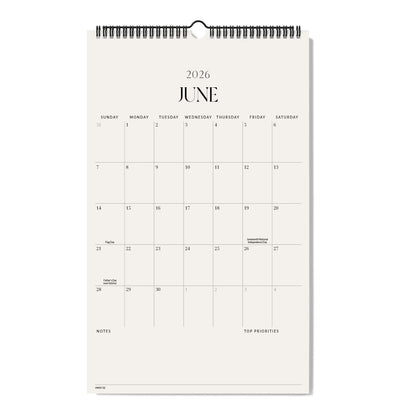 Jotsome Wall Calendar 2026-2027, Large Monthly Wall Calendar From Now to June 2027 11x17 inch for Home and Office, Easy Planning, Gift for the Holidays