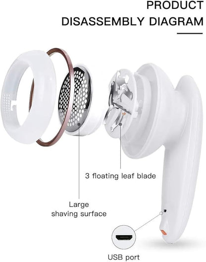 Lint Remover Shaver LtYioe Fabric Shaver USB Rechargeable Sweater Shaver Fabric