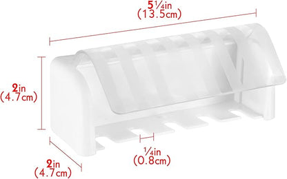 5 Slots Wall Mount Toothbrush Holder