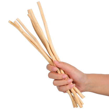 Ipetboom 50Pcs Natural Twigs for Crafts, 30Cm Natural Wood Craft Sticks Twigs for DIY, Wall Hanging Decor Rustic Texture Easy to Use for Handmade Card Making & Photo Props