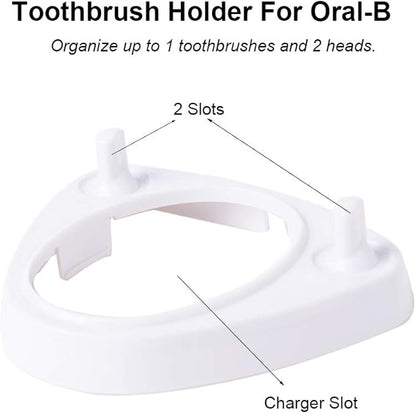 LazyMe Single Charger Holders Toothbrush Heads Holder Compatible