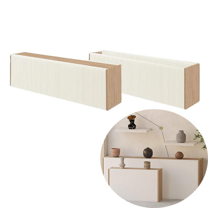 Foldable Pedestal Stand 2 in 1 Storage Cabinet Strong Load-bearing Capacity Paper Display Risers for Party Living Room Decor Exhibition Vendors Booth Craft Show Display (Height 60cm length 1m)