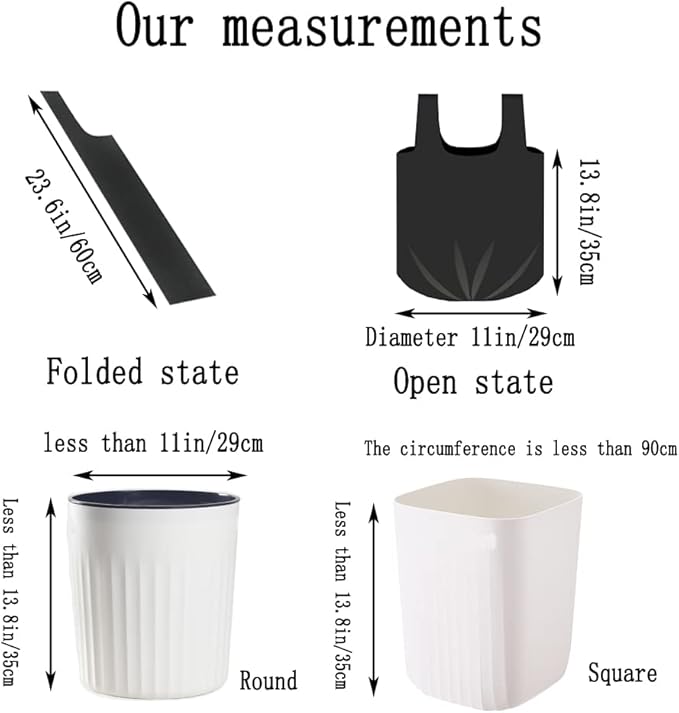 Small Black Trash Bags, Small Garbage Bags