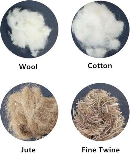 1.4 Oz Natural Bird Nesting Materials, Bird Nest Bedding Material, Great for Nest Building for Bird Small Animals