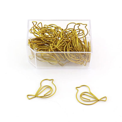 30Pcs Cute Bird Paper Clip JruiZhp Creative Decoration - Suitable for Home, School, and Office Use - Stationery Paper Clip and Binder (Design A)