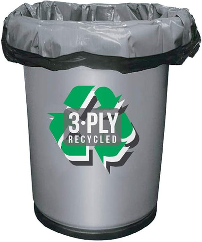 Aluf Plastics - Value COEX 3 Ply Garbage Bags, 33 Gallon, 2 Mil