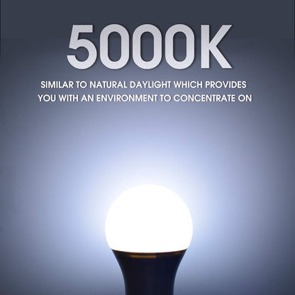 ENERGETIC SMARTER LIGHTING 150 Watt LED Bulb, 2600LM Super Bright Light Bulbs, Daylight 5000K, Dimmable A21 LED Bulb, E26 Standard Base, UL Listed, Damp Rated, 2 Pack