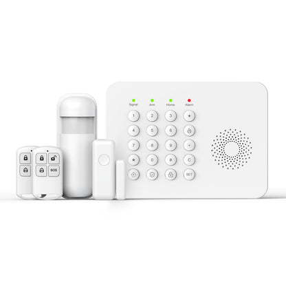 PGST Wireless Home Security Alarm System, DIY Anti-Theft Alarm Kit with Door Window Sensors, Motion Detector, Remote Control for Home Apartment Office Garage