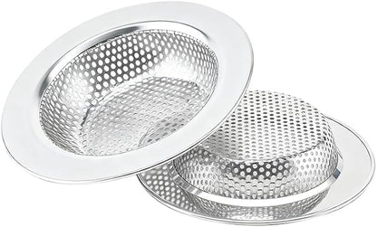 2 Pack Upgraded Double-Layer Kitchen Sink Strainer
