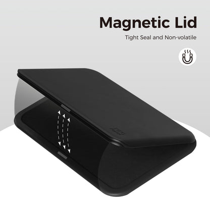 NEO MARK Large Stamp Pad Kit (1oz Ink Included) - 3.50"x 6.25", Magnetic Lid, Premium Quality Felt Stamp Pad (Black)