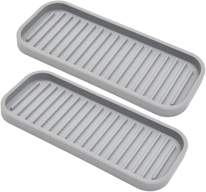 Silicone Sponge Holder 2 Pack, Dish Soap Holder