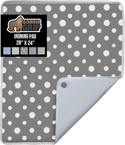 GORILLA GRIP Ironing Mat, Portable Iron Pad, Magnetic Cover