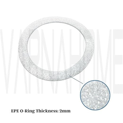 O-Ring Strainer Gasket Set, 2 EPE O-Ring Gasket, 1 Rubber Seal Ring and 1 Paper