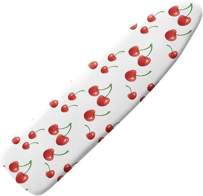 Cherry Print Durable Thick Padding Ironing Board Covers Stain Resistant Hook