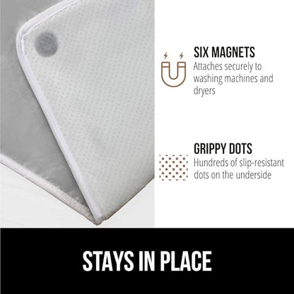 GORILLA GRIP Ironing Mat, Portable Iron Pad, Magnetic Cover