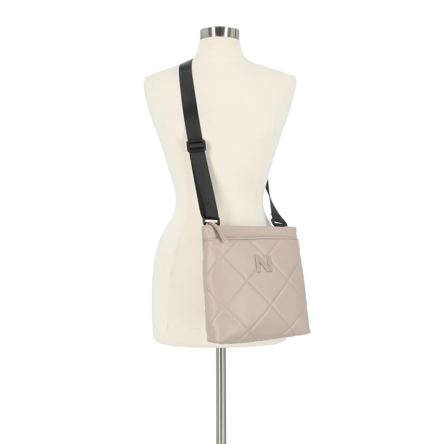 Nautica Lakeside Signature Jaquard North South Crossbody Bag