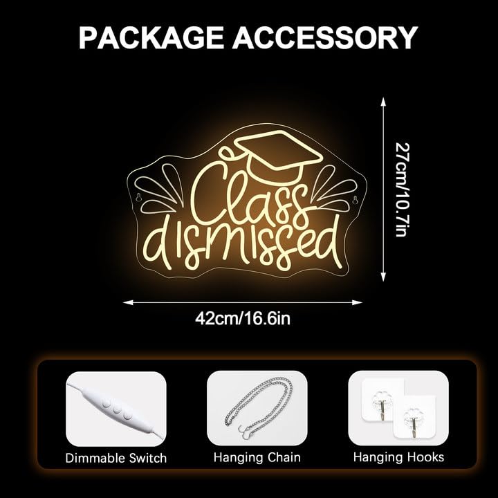 NOSUN This is Our Happy Place Neon Sign Happy Place Neon Signs for Wall Decor Dimmable Warm White LED Signs for Bedroom Classroom Man Cave Home Bar Birthday Party Game Zone Decor Neon Classroom Sign
