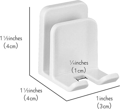4 PCS Toothbrush Holder Wall Mounted