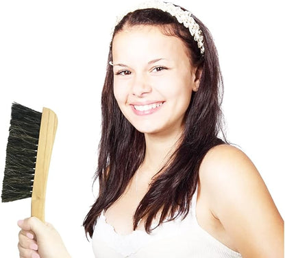 Counter Brush for Furniture Patio Woodworking Drafting Cleaning, Wooden Handle