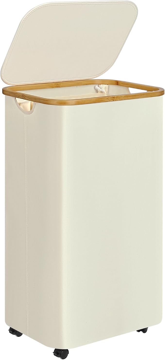 Laundry Basket with Wheels, 100L Hampers