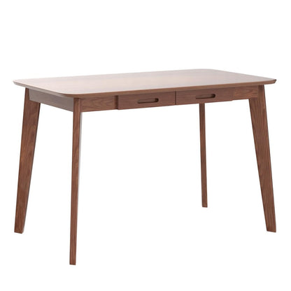 IOTXY Solid Wood Writing Desk - Home Office Workbench Desk with Drawer, Laptop Computer Work Study Table