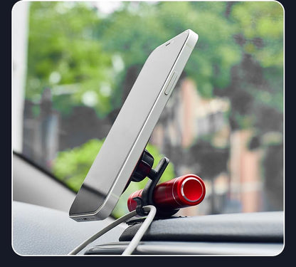 Universal Magnetic Car Phone Holder,Cell Phone Holder Stick On Dashboard Magnetic Car Phone Mount for Car Navigation-Black