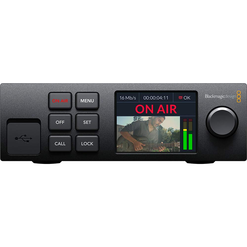 Blackmagic Design Web Presenter HD Bundle with Power Cord and HDMI Cable with Ethernet, 3 Feet