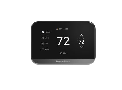 Honeywell Home X7S Smart Thermostat with Advanced Occupancy Sensing, Humidity Monitoring, and Customizable Touchscreen Display, Black
