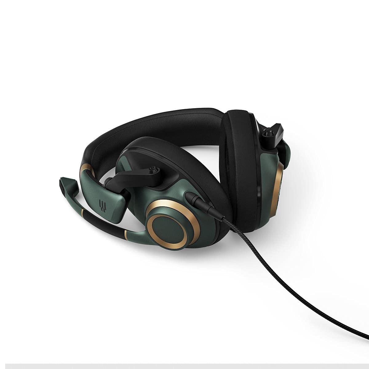 EPOS H6Pro - Closed Acoustic Gaming Headset with Mic - Over-Ear - Lift-to-Mute - Xbox/PS4/PS5/PC Headset - Gaming Accessories (Green)