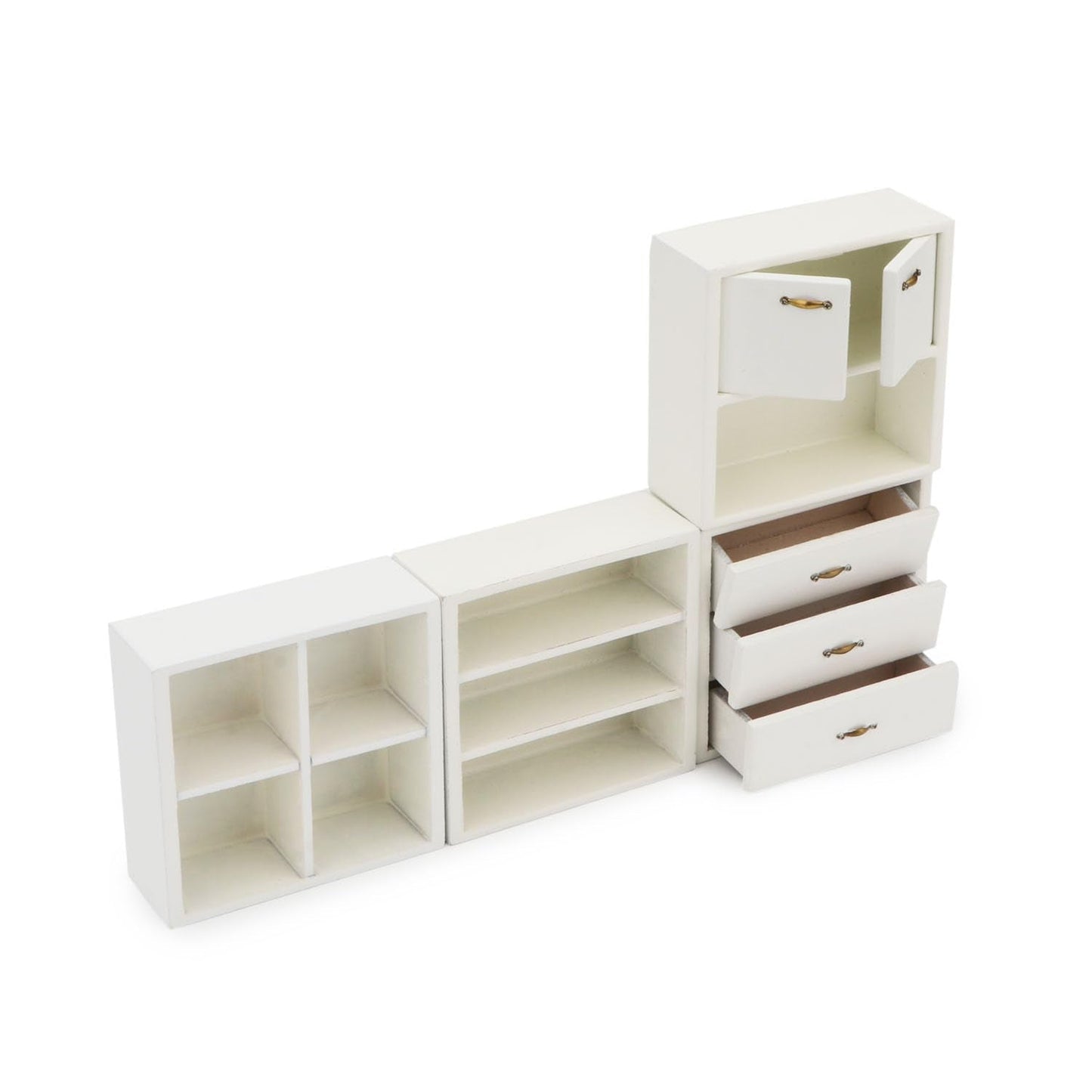 Dollhouse Miniature Furniture & Cake Cabinet Wooden Cabinet Cupboard Closet Various Styles of Furniture Accessories