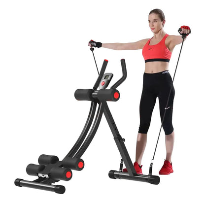 Fitlaya Fitness Core & Abdominal Trainers AB Workout Machine Home Gym Exercise Machine Ab Cruncher Foldable Fitness Equipment
