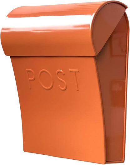 NACH Wall Mount Mailboxes for Outside, 11x4.5x12.5 in Terracotta Mail Boxes for House Outside, Waterproof Mailbox - Vicki-Style Mail Box
