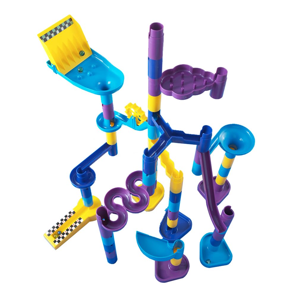 Discovery Toys MARBLEWORKS Marble Run Starter | Kid-Powered Learning | STEM Educational Building Block Toy Learning & Childhood Development 5 Years Old and Up