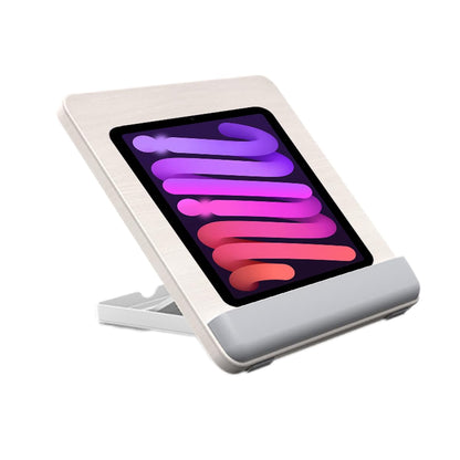 Chapter Seven Tablet Holder Wood Stand,Wooden Laptop Tablet Multi-Function Stand - Adjustable Height Portable Computer Drawing Writing Board Holder, for iPad Pro 12.9/11,Air,Mini and More
