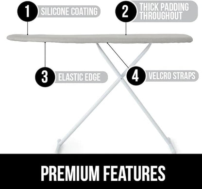 GORILLA GRIP The Original Ironing Board Cover and Pad, Silicone Coating